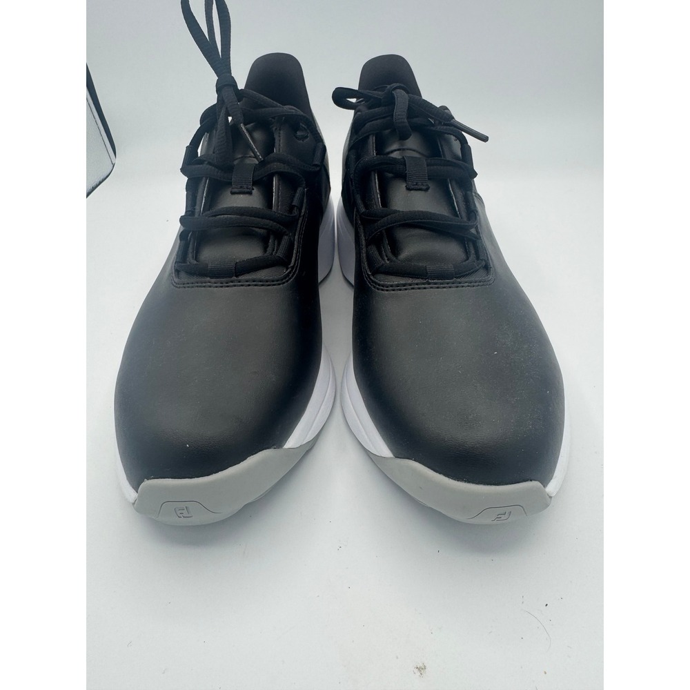 FootJoy Fuel Mens Spikeless Golf Shoes Black Grey White 55440 Size 8.5